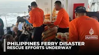 Ferry sinks off southern Philippines with 332 passengers; over 300 saved, 18 dead, search continues