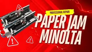 Paper Jams? Replace Feed Rollers | Konica Minolta C224e&ndash;C554e Step by Step