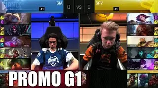 Giants vs Splyce | Game 1 S6 EU LCS Summer 2016 Promotion Tournament | GIA vs SPY G1 1080p