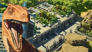 Velociraptor Containment Facility I Jurassic World Evolution 3 I Prehistoric Expedition Park Ep31