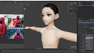 블랜더_오징어 게임 캐릭터 만들기#3