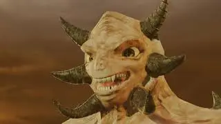 Minotaur Halloween Scene