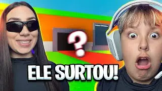 Meu IRMÃO ficou SEM ACREDITAR quando GANHOU esse PRESENTE no ROUBE UM BRAINROT!😱