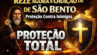 REZE AGORA A ORAÇÃO DE SÃO BENTO 🛡️ Proteção Contra Inimigos