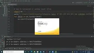 How to Automatically open  File with python