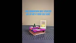 Creative & fun! Lego Stop Motion animation created by 6 year old #lego #stopmotion #legostopmotion