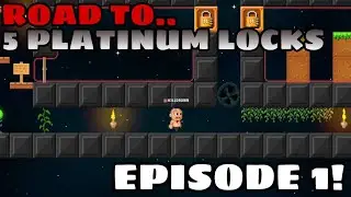 ROAD TO 5 PLATINUM LOCKS + GIVEAWAY! | EPISODE 1 (PIXEL WORLDS)