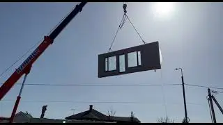 Строим дом по технологии prefab: секрет идеально ровных стен