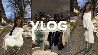 chicago weekend VLOG: outside dining, ikea haul, college winter routine, etc.