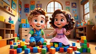 Baby Nino Builds a Castle | Creativity and Building Song for Kids | Nursery Rhymes