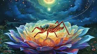 Moonlit Cricket Chorus (432 Hz) | 1-Hour Natural Lullaby | Tune In with Nature | FreqUnity