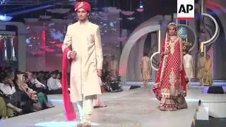 Designer Hasan Shahryar Yasin of HSY shows at bridal fashion event
