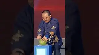 Cracking coconuts with just one finger 🤯