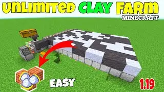 How To Make A Unlimited Clay Farm In Minecraft||(Bedrock/Java/MCPE)||Very Simple Clay Farm#minecraft