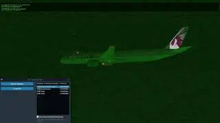A350-1000 QATAR AIRWAYS Windy Approach and Landing into Doha( X PLANE 11)