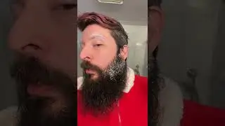Quick tutorial on how to do a glitter beard. #shorts #funny #glitterbeard