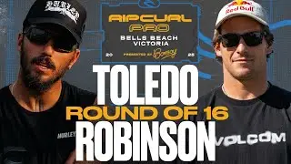 Filipe Toledo vs Jack Robinson | Rip Curl Pro Bells Beach presented by Bonsoy 2025 - Round of 16