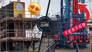Pleasure Beach Blackpool - LAUNCH PAD TESTING! ...And more construction updates!
