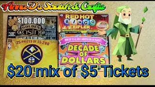 $30 mix of $5 Colorado Scratch Off Tickets