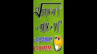 Algebra Basics:Cube Root Tricks #Shorts