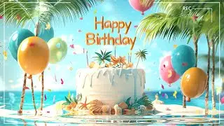 Happy Birthday Song - Tropical Vibes Birthday Bash! 🎉