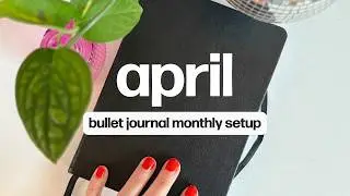 April Monthly Bullet Journal Setup | BEGINNER Friendly