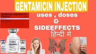 Gentamicin injection | Gentamicin injection uses,doses &sideeffects | #tecpharmacy #gentamicinuses