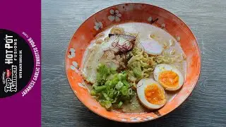 Top Ramen Hot Pot Fusions Japanese Garlic Tonkotsu &ndash; USA &mdash;   Instant Noodle Recipe Time &mdash; EP 2675