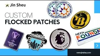 Custom Flocked Patches | Tatami Fabric Flock Patches #custompatches