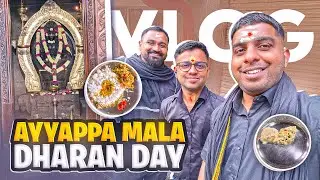Ayyappa Mala Dharan Day 🙏 Satvik Bhojan & Temple Visit