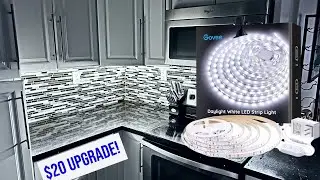 How to Upgrade Your Kitchen with LED Strip Lighting for $20