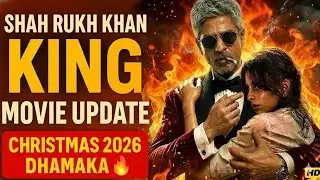 Shah Rukh Khan KING Movie Update | Christmas 2026 Dhamaka | SRK Action Avatar 🔥