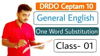 DRDO English (One Word Substitution) Questions | DRDO English MCQ (One Word Substitution) Class- 1