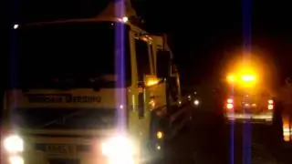 Auto in sloot Tsjerkewei Munein