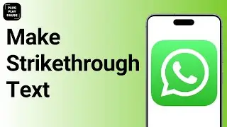 How to make strikethrough text in WhatsApp ?