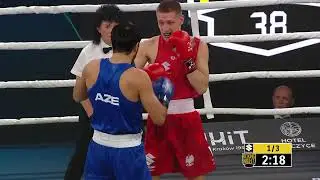BARTOSZ DUDZIŃSKI vs MALIK HASANOV | RSC w 1. rundzie! Mistrz Europy Pokazuje Moc #fullfight #boxing