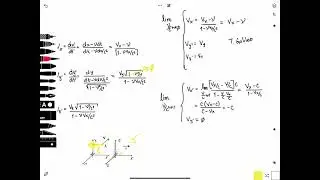 Fisica Moderna 13 - Transformación de Lorentz para velocidades