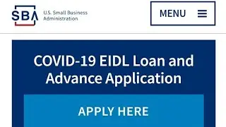 How to Apply SBA Loan ( EIDL ) ? For self-employed / Independent contractor