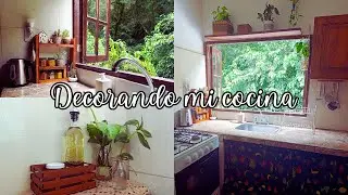 Momentos tranquilos decorando mi cocina