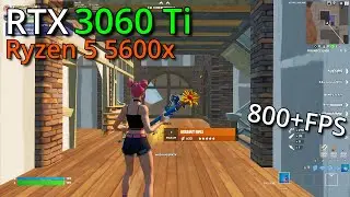 RTX 3060 Ti + Ryzen 5 5600x 🤩 Zonewars 🤩 Satisfying Fortnite unlimited FPS Smooth 1440p(GK61 ASMR)