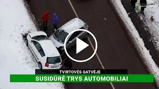 Alytuje susidūrė trys automobiliai