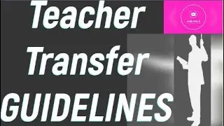 Teacher Transfer Guidelines in odia