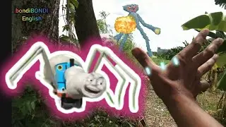 Huggy Wuggy and Spider Thomas were defeated by Bondi bondi. Scary moment