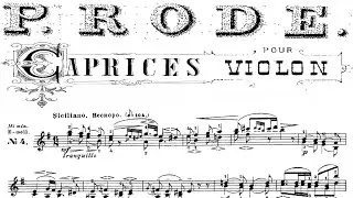 Rode - Viol&iacute;n caprice no. 4 | Piano Accompanist