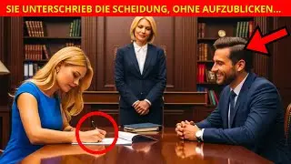 SIE UNTERSCHRIEB DIE SCHEIDUNG, OHNE AUFZUBLICKEN... UND MINUTEN SPÄTER SAß SIE NEBEN EINEM MILLIAR