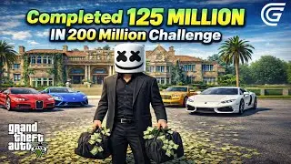 I Finally Hit 125 MILLION in the $200M Challenge 🔥 | GTA V Grand RP
