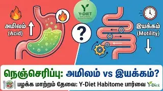 நெஞ்செரிப்புக்கு காரணம்:(Acid Reflux) அமிலத்தின் அளவு  vs குடலின் இயக்க வேகம் (Motility) எது காரணம்?