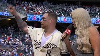 Christian Vazquez Postgame Interview after Hitting a Huge Walk Off Home Run!