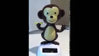 Solar monkey! Funny toy! Dancing monkey! Gearbest