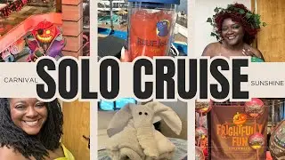 My FIRST SOLO CRUISE | Carnival Sunshine leaving Charleston for good | #carnival #vlog